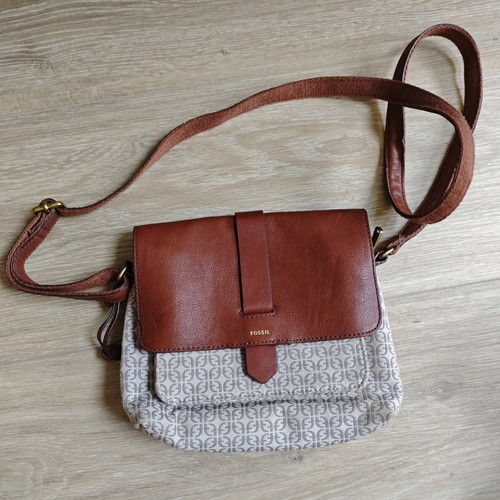 Fossil brown tan leather - brown,
