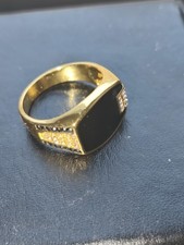 Herrenring gold 24 kt Pl.