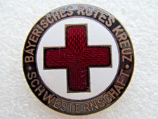 altes Abzeichen - Schwesternbrosche - Bayerisches Rotes Kreuz Schwesternschaft