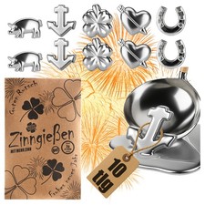10x Zinngießen Figuren ohne