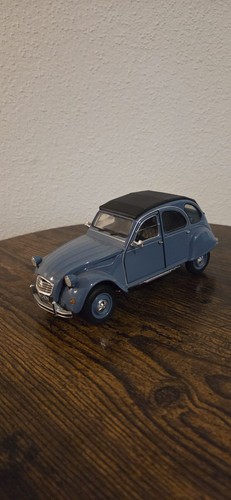 Welly citroën 2cv - citroën, blau