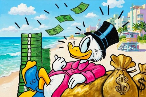 Hommage dagobert duck - duck, on