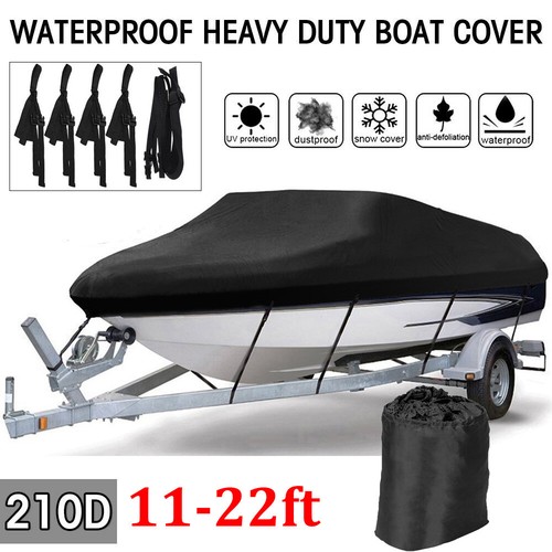 22ft schwarz bootsabdeckung - 11-22ft,