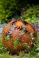 Dekokugel, Rost Ø 40cm Sonne