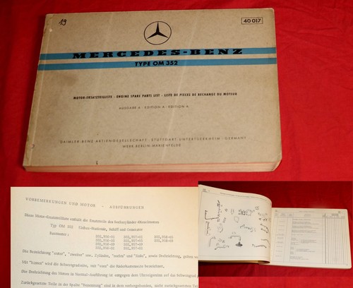 Ersatzteilliste mercedes - mercedes, om