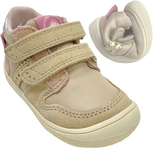 Barfußschuhe aus leder mit - aus,