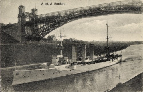 Deutsches kriegsschiff sms - ak,