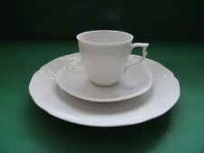 Rosenthal Sanssouci Weiß Kaffeegedeck  3 teilig