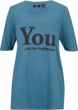 Baumwoll-Longshirt mit Druck