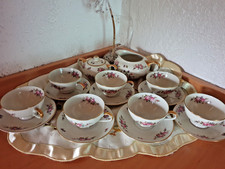 Rosenthal Kronach Bavaria Elfenbein  7x Mokkatassen-  7x Untertassen ca. 1930er
