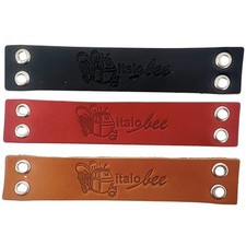 Piaggio Ape 50 Türfangband aus Echtleder camel