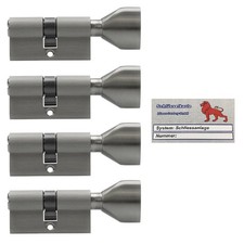 4x Knaufzylinder 60mm 30/30