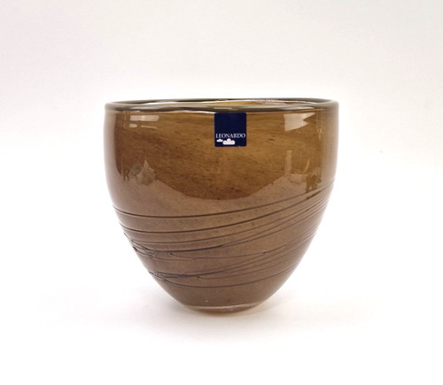 Leonardo vase braun glas - braun, |