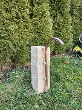 Brunnen-Einlauf Kupfer 18mm an Granitstele, Wasserspeier,Wasserhahn,Zierbrunnen