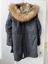 IQ Berlin Parka Damen Gr. 36 mit Abnehmbarer Kapuze Echtfell