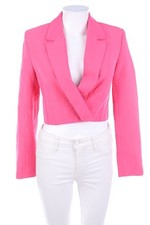 ZARA Blazer Cropped Leinen XS pink