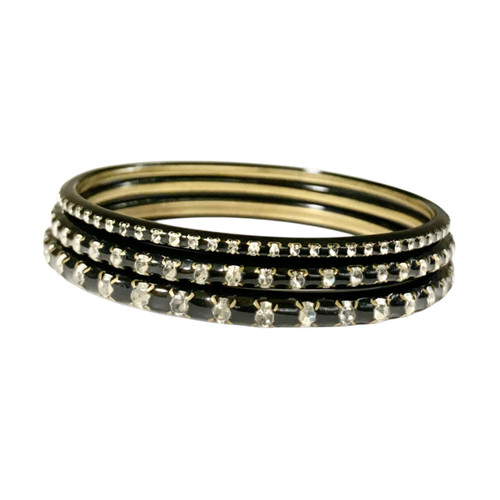 Chanel strass schwarz dreifach - chanel,