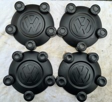 4 VW Caddy Bus Nabendeckel Felgendeckel Nabenkappe Nabenkappen Schwarz 2K0601169
