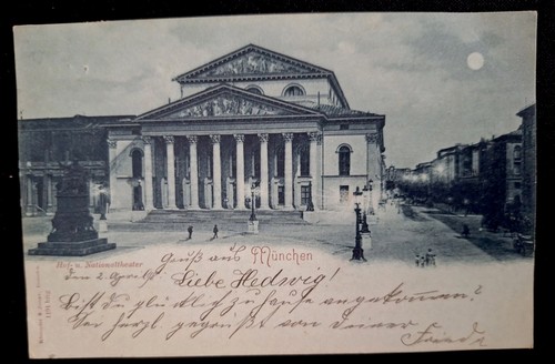 Litho gruss aus - gruss, münchen