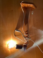 antik Wandlampenhalter Holz Ausleger Wandarm Ampel Lampenhalter