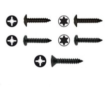 Schwarze Schrauben
