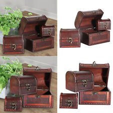 3x Holzbox Kolonialstil