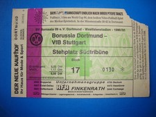 90/91 Ticket BVB Dortmund VFB