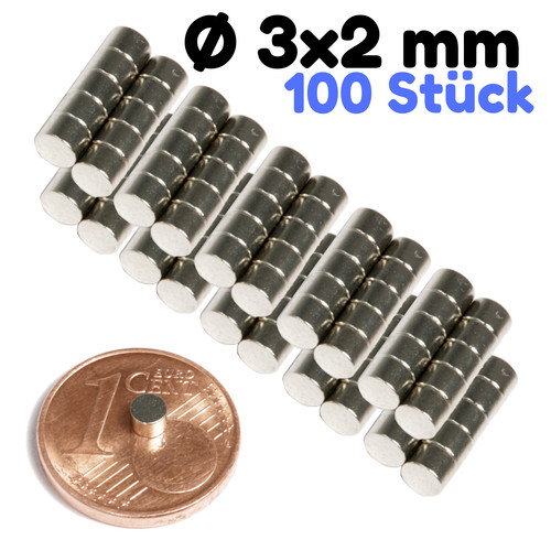 100 neodym magnet scheiben - x,