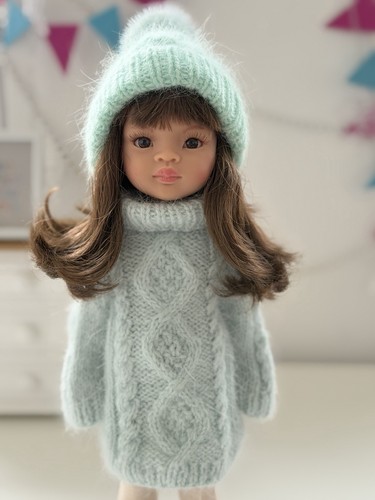Schöne winter puppe - winter, paola