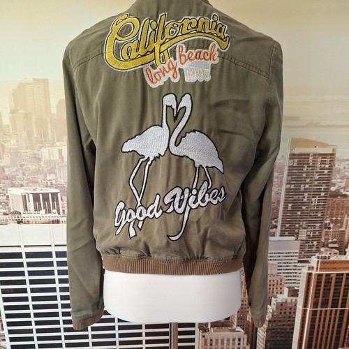 Leichte pilotenjacke khaki - pilotenjacke, gr