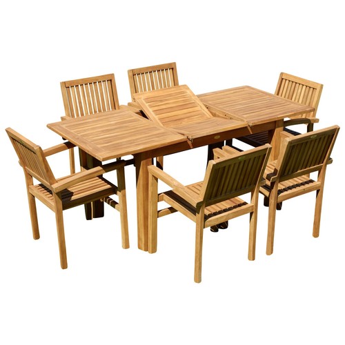 Teakholz set gartengarnitur - set,