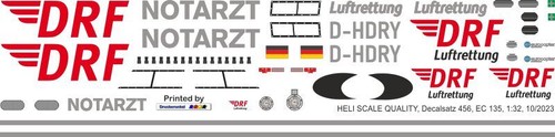 Decal 456 135 drf hdry - drf, d-hdry