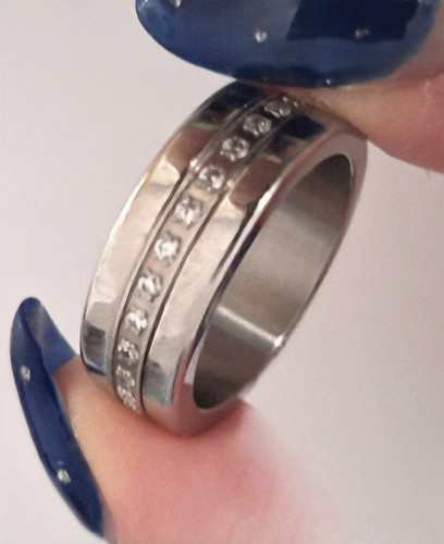Bering ring band silber mit - ring,