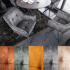Design Stuhl LOFT Samt drehbar