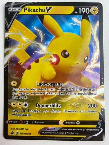 Pikachu swsh061 promo holo - pikachu,