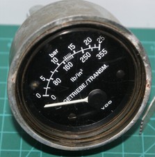 Öldruckanzeige VDO Getriebe Transm. 350 471 /6/7 24V I WW 12.81 Oldtimer LKW