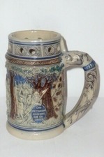 Alter westerwälder Scherzkrug Bierkrug Krug Spaßkrug beerstein stein Westerwald