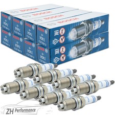 8x BOSCH FLR8LDCU+ Zündkerze 0242229654 Opel Astra Corsa Meriva Vectra Zafira