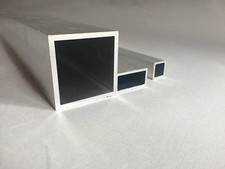 Aluminium Vierkantrohr Alu Hohlstab Quadratrohr Recta 12mm - 2000mm, Länge 2m