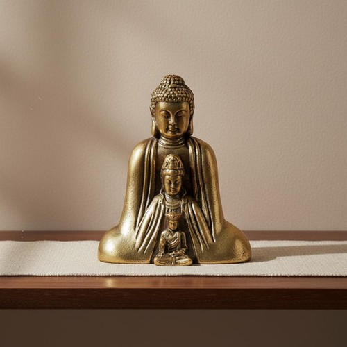 Buddha statue aus messing - buddha,