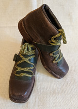 alte Skischuhe Stiefel Leder ca. 1950/1960 rar  Vintage Größe 39/40 Dekoration