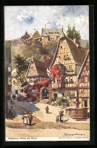 Künstler theodor - künstler-ak,