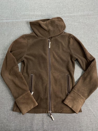 Steeds braune fleece jacke - braune, fleece-jacke