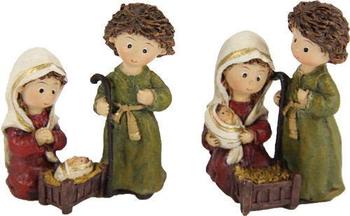 Krippenfiguren heilige familie - krippenfiguren,