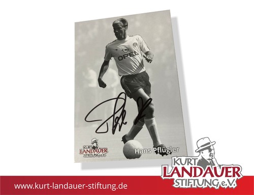 Autogrammkarte hans pflügler - autogrammkarte,