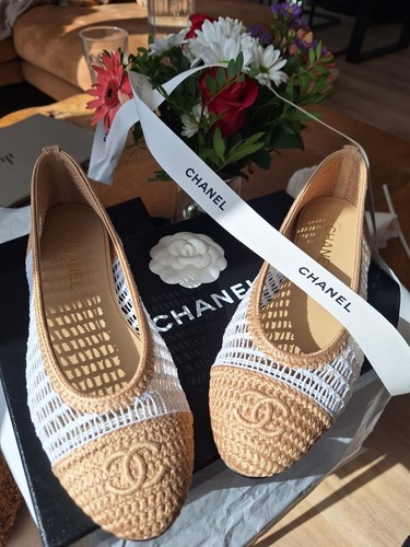 Chanel ballerina raffia - chanel,