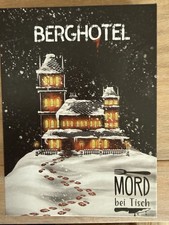 Krimi Dinner Spiel Der Fall Berghotel für 6-8 Spieler Neuwertig