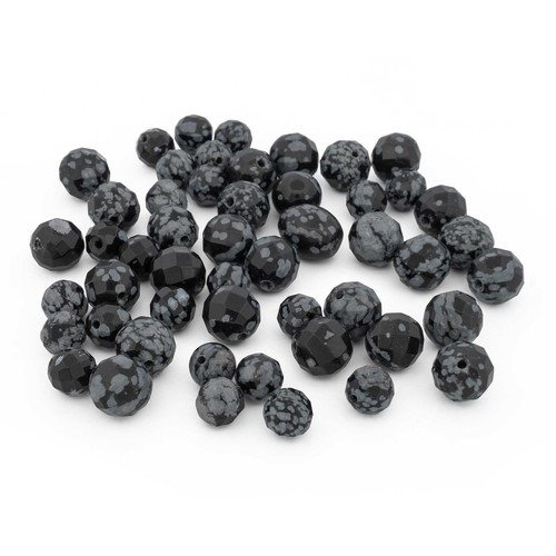 50g schneeflocken obsidian mix - 50g, schneeflocken-obsidian