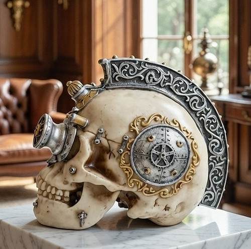 Gruselig totenkopf schädel - gruselig,