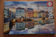 Sonnenuntergang im Kopenhagener Hafen - Educa Puzzle - 2000 Teile